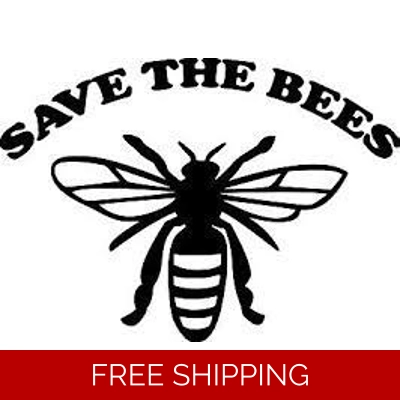 Save the Bees Die Cut Vinyl Decal sticker